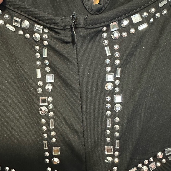 Southern Fried Chics I See You Lookin’ Jumpsuit in Black, Size 2XL - Picture 8 of 11